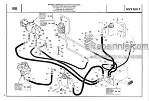 Photo 6 - Manitou MVT628T Comfort Line Parts Manual Telehandler 648009