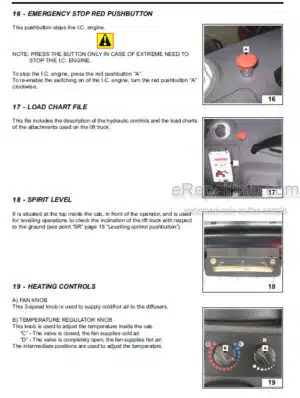 Photo 6 - Manitou MVT665T Comfort Line Series E2 Operators Service Manual Telehandler 648342AS