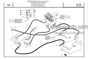 Photo 6 - Manitou MVT665T MVT675T E2 Comfort Line Parts Manual Telehandler 648280