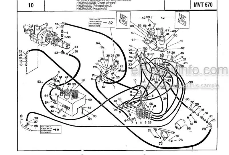 Photo 1 - Manitou MVT670 Parts Catalogue Telehandler 547230
