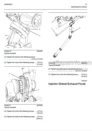 Photo 8 - Manitou Perkins 854F-E34TA Repair Manual Engine 647605EN