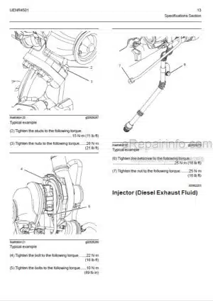 Photo 2 - Manitou Perkins 854F-E34TA Repair Manual Engine 647605EN