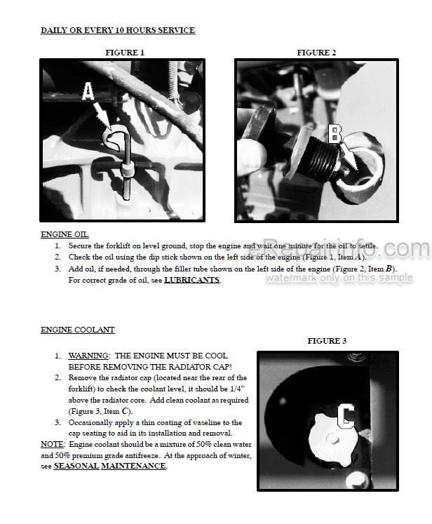 Photo 1 - Manitou S402TC-D To S604TC-D Operators Service Manual Forklift B251