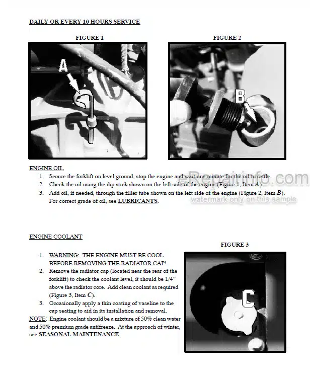 Photo 1 - Manitou TMP25 TMP25HT TMP5500 TMP5500HT Operators Service Manual Forklift 801087EN