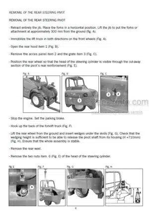 Photo 9 - Manitou SLT415 SLT415B SLT420B Serie 1 2 E2 Repair Manual Telehandler