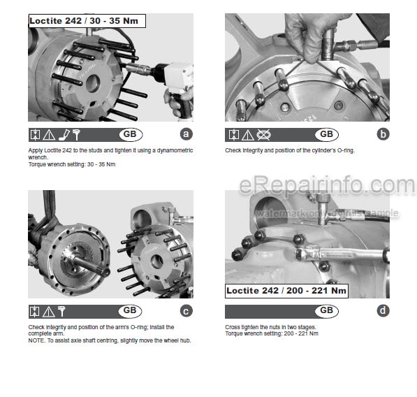 Photo 1 - Manitou Spicer Dana 223 MO223S10 Maintenance And Repair Manual Axle 0960009