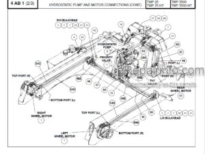 Photo 7 - Manitou T502TC-D To T1002TC-D Series F Parts Manual Forklift B242