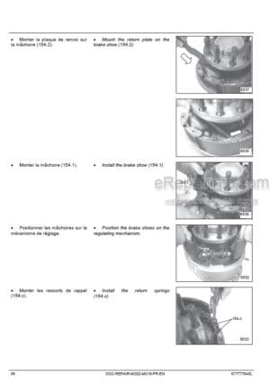 Photo 11 - Manitou TMT20.20 S Serie 1-E2 TMT20.17 C Serie 1-E2 Repair Manual Forklift 547891EN