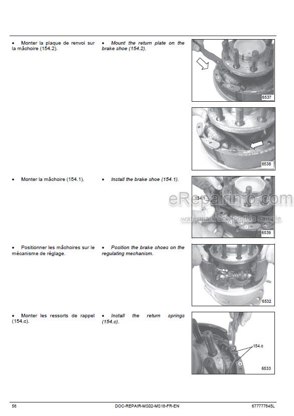 Photo 1 - Manitou TMT20.20 S Serie 1-E2 TMT20.17 C Serie 1-E2 Repair Manual Forklift 547891EN