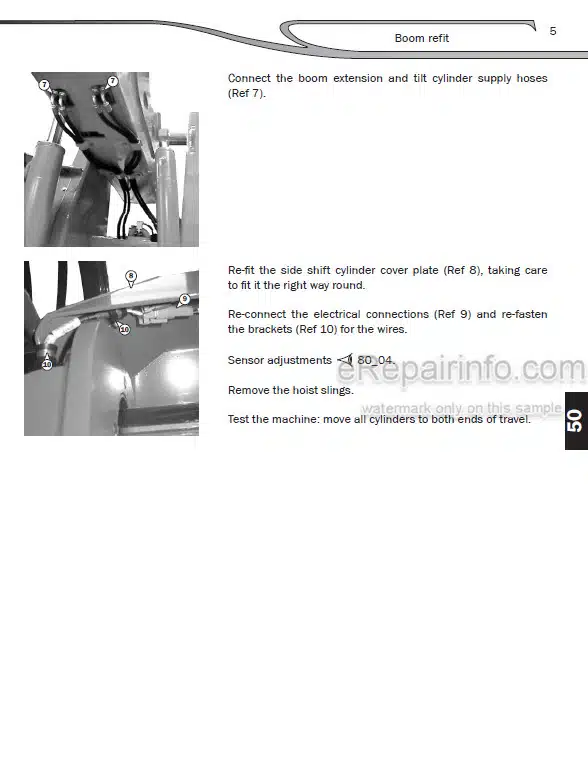 Photo 1 - Manitou TMT27P S1 E3 To TMT25S 4W S2 E3 Repair Manual Forklift 647268EN
