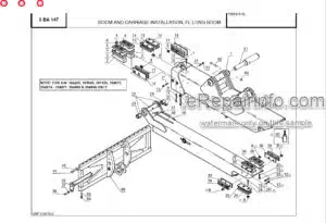 Photo 2 - Manitou TMT315FL Parts Manual Forklift 547633P