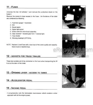 Photo 2 - Manitou TMT315 Operators Service Manual Forklift 547633SD