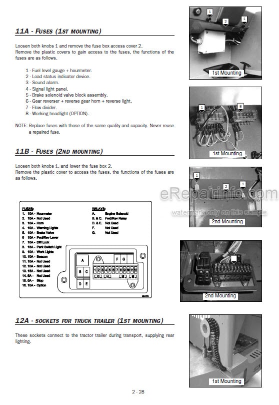 Photo 1 - Manitou TMT320FL HT TMT320FL Turbo Operators Service Manual Forklift 547043AS