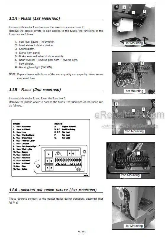 Photo 1 - Manitou TMT320FL HT TMT320FL Turbo Operators Service Manual Forklift 547043AS