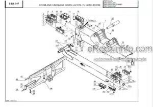 Photo 9 - Manitou TMT320 To TMT320 Turbo Parts Manual Foriklift 801646