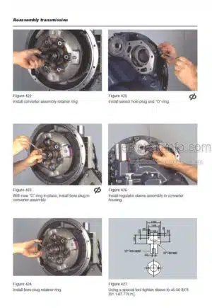 Photo 6 - Manitou Spicer Type 357 Repair Manual Transfer Box 647379EN