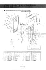 Photo 2 - Takeuchi TKB801 TKB801S Instruction Manual And Parts List Hydraulic Breaker