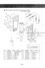 Photo 2 - Takeuchi TKB801 TKB801S Instruction Manual And Parts List Hydraulic Breaker