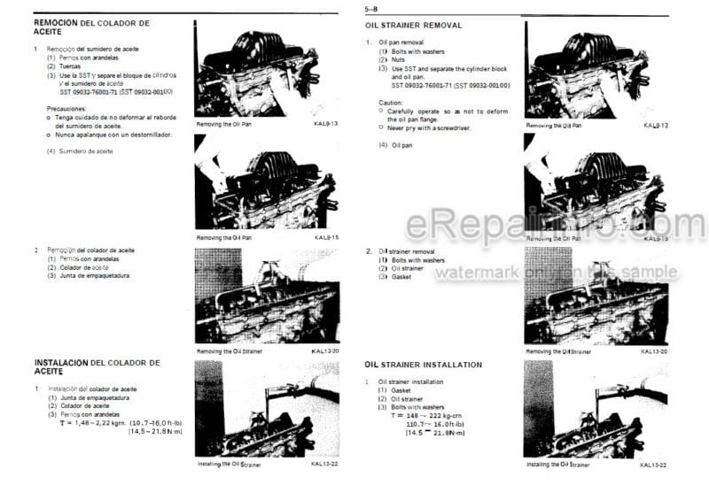 Photo 1 - Toyota 11Z 12Z 13Z 14Z Repair Manual Engine For Forklift