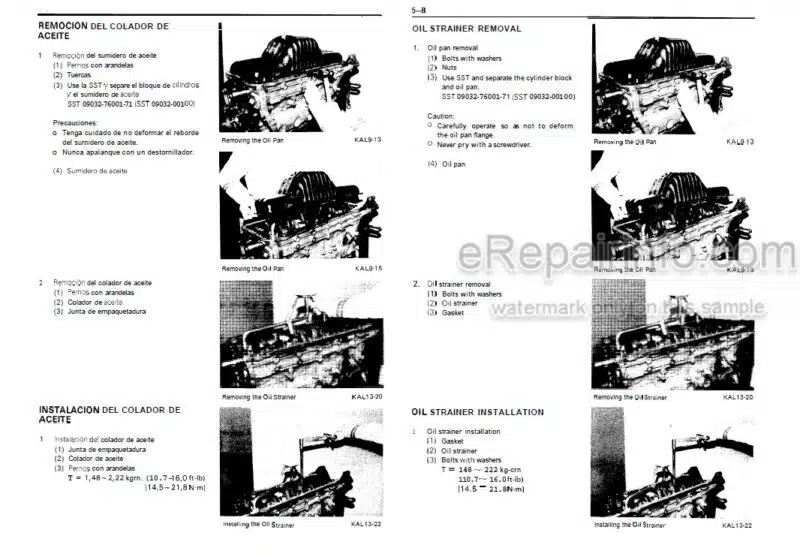 Photo 1 - Toyota 11Z 12Z 13Z 14Z Repair Manual Engine For Forklift