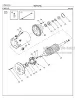 Photo 2 - Toyota 2PM18 2PM20 2PM20N Spare Parts Catalogue Powered Pallet Truck 180672 SN406404-