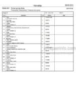 Photo 4 - Toyota 2PML20-6 2PML20-8 Spare Parts Catalogue Powered Pallet Truck 180674 SN406404-