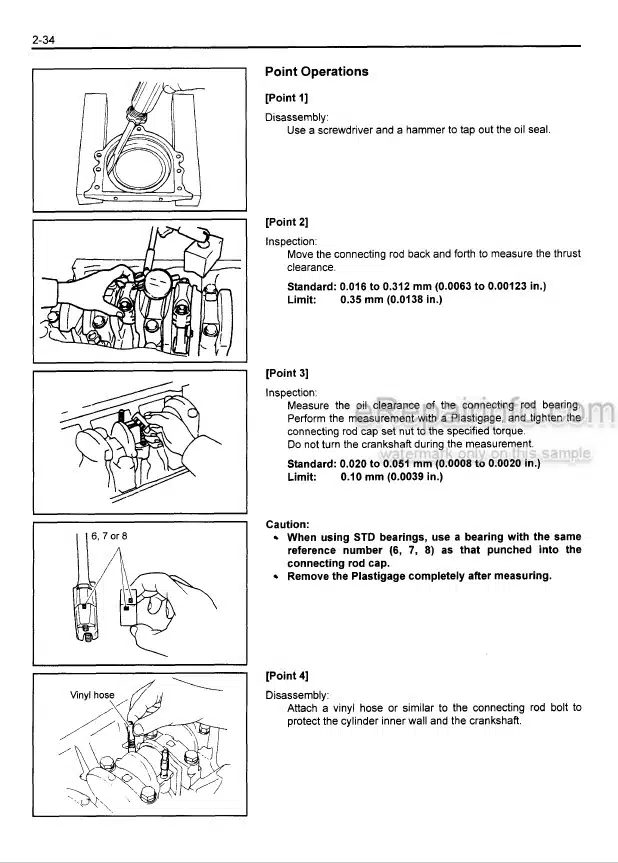 Photo 1 - Toyota 4Y Repair Manual Engine For Forklift CE663