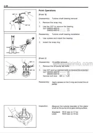 Photo 1 - Toyota 52-6FGU33 To 02-6FDAU50 Repair Manual Forklift