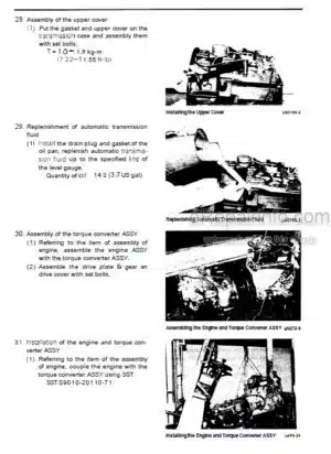 Photo 7 - Toyota 5FGC10 To 30-5FGC15 Repair Manual Forklift