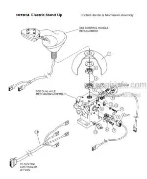 Photo 6 - Toyota 6BNCU15 To 6BVNCU13 Parts Catalog Forklift 00715-00070-99