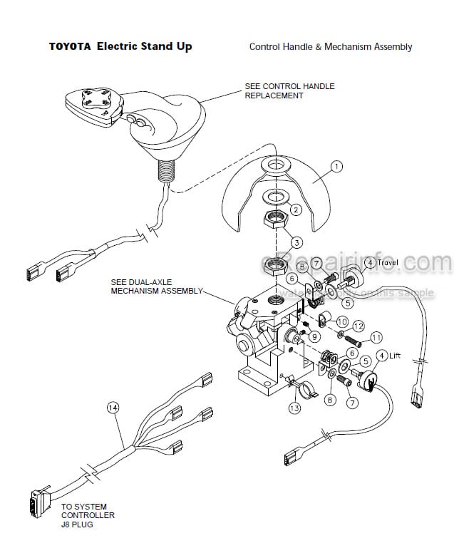Photo 1 - Toyota 6BNCU15 To 6BVNCU13 Parts Catalog Forklift 00715-00070-99