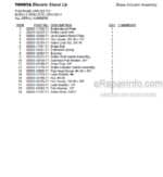 Photo 4 - Toyota 6BNCUE15 6BNCUE18 Parts Catalog Reach Truck 00715-00080-00