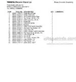 Photo 4 - Toyota 6BNCUE15 6BNCUE18 Parts Catalog Reach Truck 00715-00080-00