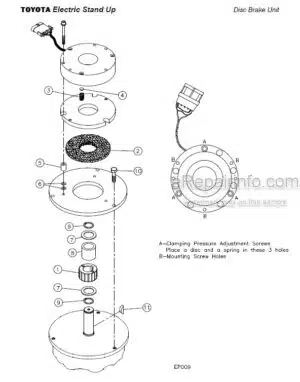 Photo 6 - Toyota 62-8FD10 To 62-8FDK30 Parts Catalog Forklift G125-8