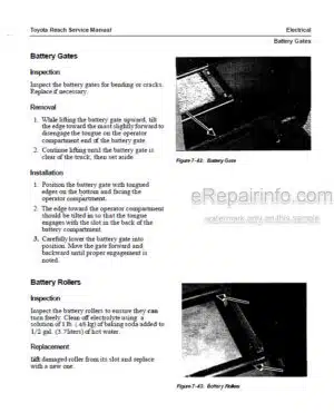 Photo 10 - Toyota 6BRU18 6BRU23 6BDRU15 6BSU20 6BSU25 Service Manual Order Picker CL220