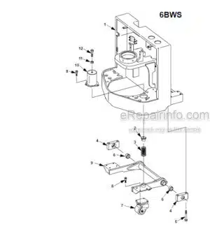 Photo 11 - Toyota 6BWC10 To 6BWR15 Master Service Manual Lifter Truck 00700-CL3WS-RP SN6BWC10-20001-