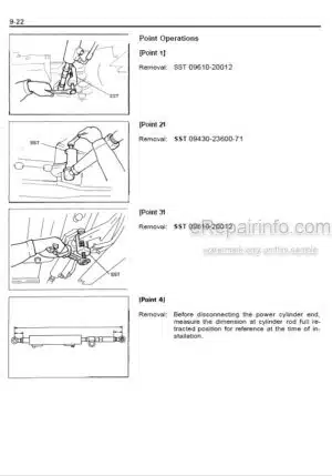 Photo 7 - Toyota 5FGC18 To 5FDC30 Repair Manual Forklift