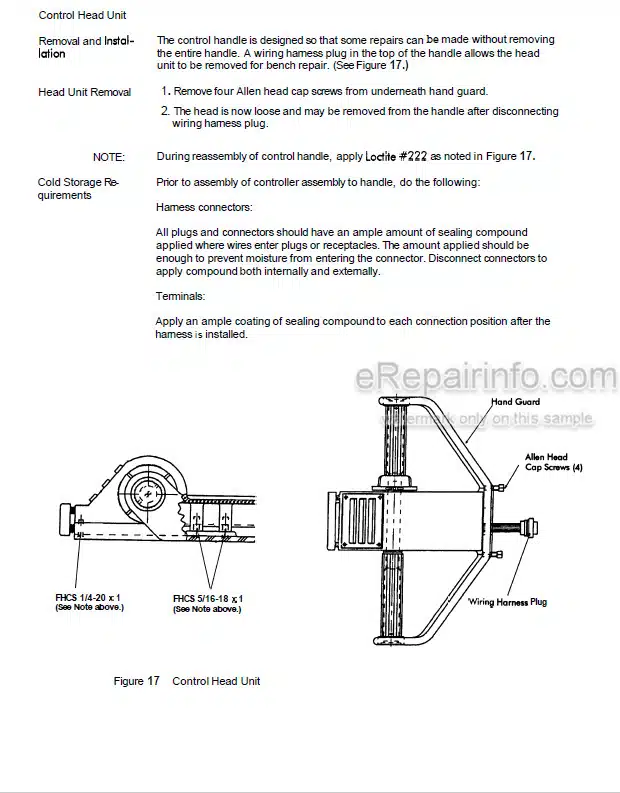 Photo 1 - Toyota 6HBW20 Service And Parts Manual Powered Pallet Walkie SN1001-