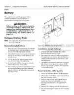 Photo 5 - Toyota 6HBW23 Service Manual Powered Pallet Walkie 00700-CL340-2 SN22000-