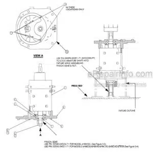 Photo 6 - Toyota 6HBW20 Service And Parts Manual Powered Pallet Walkie SN1001-