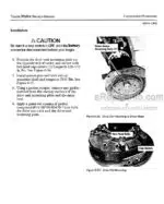 Photo 2 - Toyota 6HBW30 To 6TB50 Service Manual Pallet Walkie 00700-CL380 SN20011-