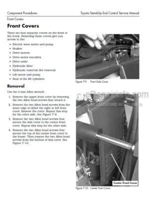 Photo 6 - Toyota 7FB10 To 7FBJ35 Repair Manual Forklift