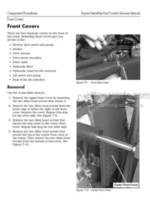 Photo 4 - Toyota 7BNCU15 7BNCU18 7BNCU20 7BNCU25 Service Manual Lift Truck 00700-CL1SM-3 SN50001-