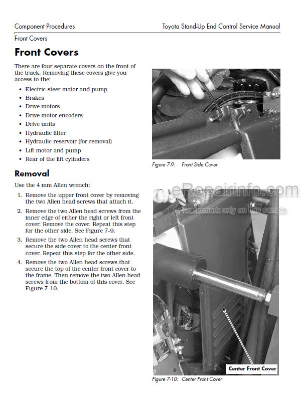 Photo 1 - Toyota 7BNCU15 7BNCU18 7BNCU20 7BNCU25 Service Manual Lift Truck 00700-CL1SM-3 SN50001-