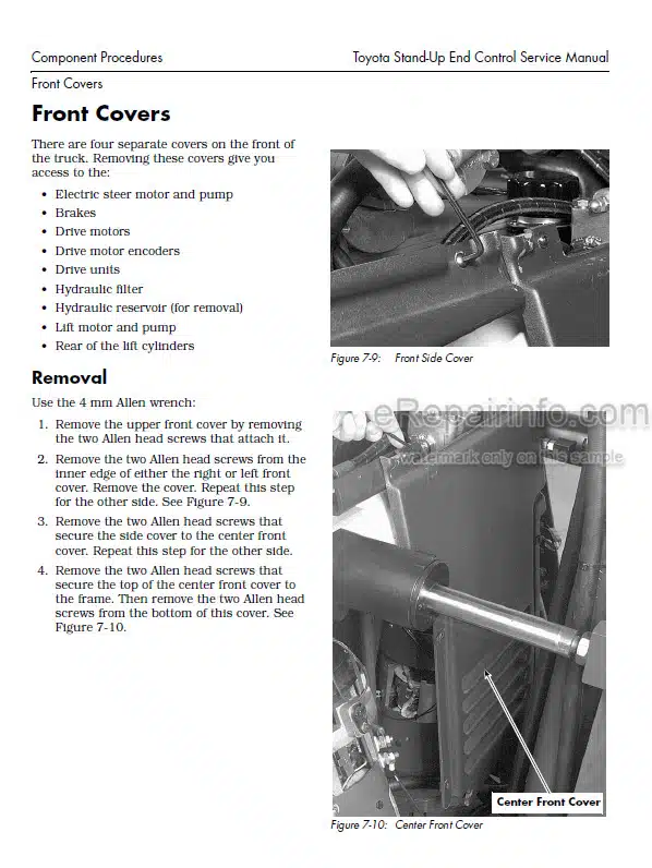 Photo 1 - Toyota 7BNCU15 7BNCU18 7BNCU20 7BNCU25 Service Manual Lift Truck 00700-CL1SM-3 SN50001-