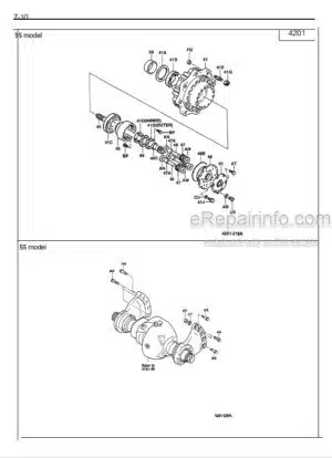 Photo 6 - Toyota 7FBE10 7FBE13 7FBE15 7FBE18 7FBE20 Service Manual Forklift CE329-CD