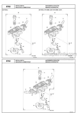 Photo 6 - Toyota 7FBCU15 7FBCU18 30-7FBCU15 30-7FBCU18 Parts Catalog Forklift G840-1