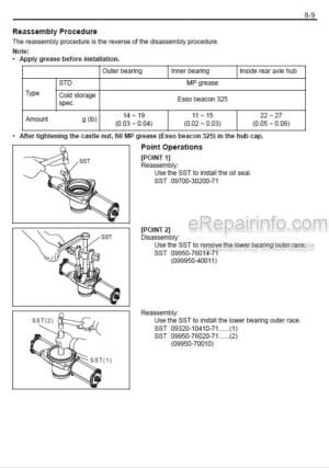 Photo 4 - Toyota 7FBCU15 To 30-7FBCU55 Repair Manual Forklift