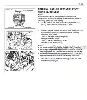 Photo 11 - Toyota 7FBEF15 7FBEF16 7FBEF18 7FBEF20 Service Manual Forklift CE333-CD