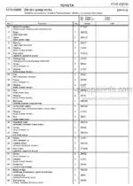 Photo 4 - Toyota 7FBRE12-1C 7FBRE12-2C 7FBRE12-3C Spare Parts Catalogue Reach Truck 214801 SN598439-